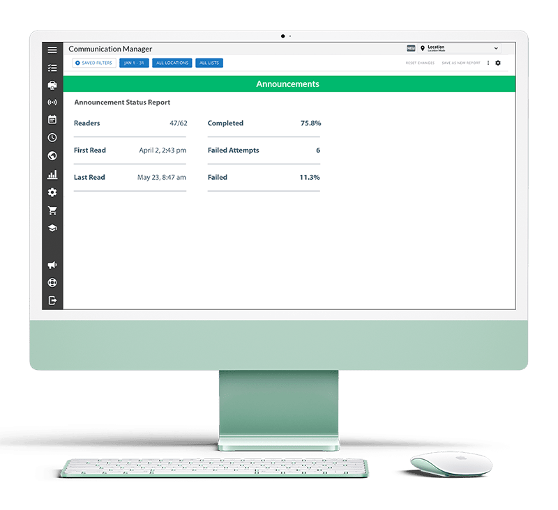 Jolt Communication Manager Reporting