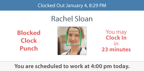 Face Detection Time Clock